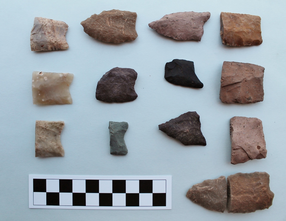 Figure 7: Artifacts from the upland localities.