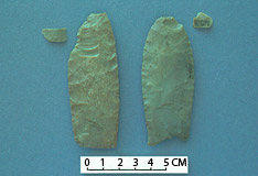 Projectile point from Murray Springs. (C. V. Haynes)
